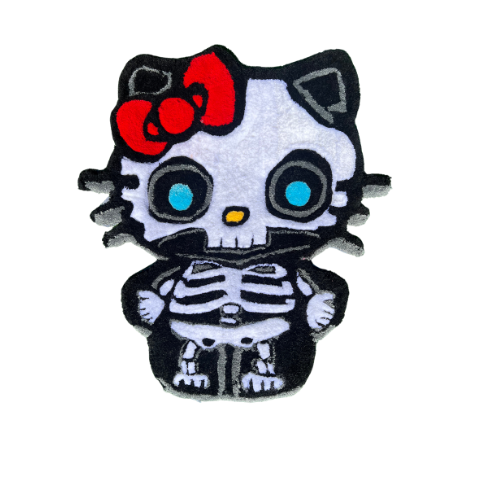Hello Kitty Skeleton Rug